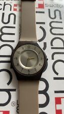 Swatch Moccame SFC106 pele 34mm X 3.9mm silicone excelente estado comprar usado  Enviando para Brazil