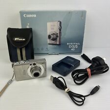 Câmera compacta point & shoot Canon Digital IXUS 40 4.0 MP CCD Y2K testada comprar usado  Enviando para Brazil