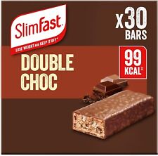 Lanchonete SlimFast, lanche de baixa caloria, sabor Double Choc, 30 x 25 g BBE 02/24 comprar usado  Enviando para Brazil