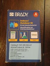 Cartucho de cinta de etiqueta Brady M21-250-595-Wt, impresora permanente segunda mano  Embacar hacia Argentina