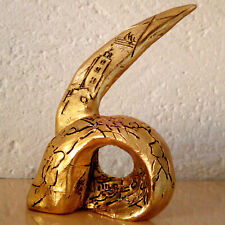 Golden sculpture curled usato  Vanzaghello