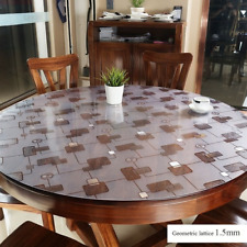 Toalha de mesa transparente de PVC redonda espessada proteção vidro refeição, usado comprar usado  Enviando para Brazil