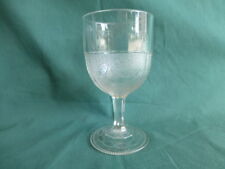 Flint Powder and Shot Early American Pattern Glass Goblet, brukt til salgs  Frakt til Norway
