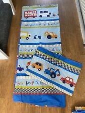cot bed bedding cars tractors diggers blue From Dunelm for sale  HALSTEAD
