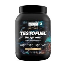Used, Kapiva TestoFuel Shilajit Whey Protein Boosts Stamina Chocolate Flavour 1kg for sale  Shipping to South Africa