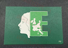 Cartolina comunità europea usato  Cuneo