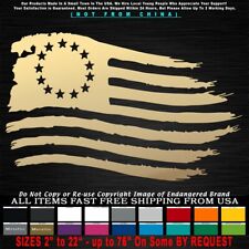 Calcomanía pegatina Nike Betsy Ross bandera hecha jirones 13 estrellas izquierda boicot 1776 segunda mano  Embacar hacia Argentina