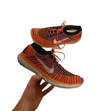 Tênis de corrida Nike Free Run Motion Flyknit laranja US11 EUR45 UK10 comprar usado  Enviando para Brazil