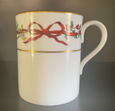 Holly Ribbons Coffee Cup Tea 1987 Royal Worcester Made in England Vintage China for sale  Amarillo
