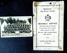 queens regiment for sale  SIDMOUTH