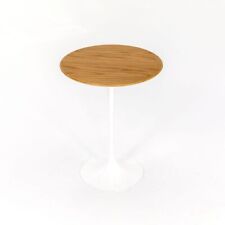 2022 Eero Saarinen para pedestal de tulipa Knoll mesa lateral redonda com tampo de carvalho 16 polegadas comprar usado  Enviando para Brazil