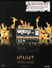 Amplificador de guitarra Orange Dark Terror anúncio de cabeça 2011 amplificador impressão anúncio comprar usado  Enviando para Brazil