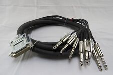 Usado, Conectores Redco TGS 8 canais cabo cobra DB25 a 1/4" 1/4 polegadas - 13 pés de comprimento comprar usado  Enviando para Brazil
