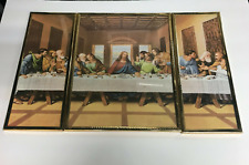 Jesus Last Supper Wall Decor 3-piece colorful prints. for sale  Shipping to South Africa
