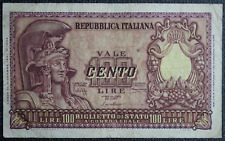 Italie - Italia - Italy - Billet Italien de 100 Lire 1951 Circulé segunda mano  Embacar hacia Argentina