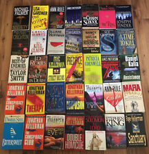 Lote misto de 10 livros de ficção suspense crime mistério suspense ficção brochura aleatório comprar usado  Enviando para Brazil