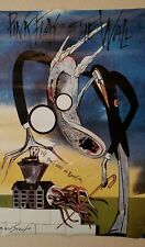 Pôster Pink Floyd The Wall Gerald Scarfe 1982 AUTÊNTICO VINTAGE ORIGINAL , usado comprar usado  Enviando para Brazil