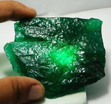 Piedra Preciosa Suelta Esmeralda Verde Colombiana Natural Áspera Certificada 650,00 quilates segunda mano  Embacar hacia Argentina