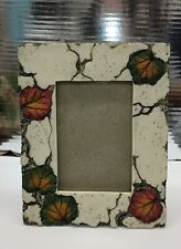 Moldura para foto Harvest Gift Craft Inc folha de outono parede de pedra resina #E2133 comprar usado  Enviando para Brazil