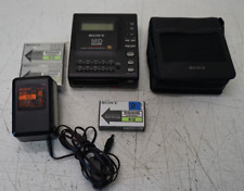 Gravador Sony MZ-1 Preto MiniDisc MD Walkman Player +alimentação, estojo, baterias comprar usado  Enviando para Brazil
