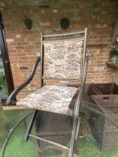 antique campaign chair for sale  SALISBURY