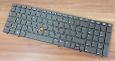 Original Keyboard Tastatur Deutsch QWERTZ aus Notebook HP EliteBook 8560w 8570W comprar usado  Enviando para Brazil