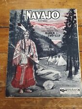 Antique Sheet Music - Navajo by Egbert Vanalstyne (1903) Shapiro, Remick & Co. for sale  Shipping to South Africa