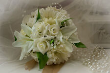 Bridesmaid bouquet ivory for sale  Shipping to Ireland