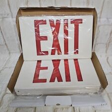 Emergency Exit LED Light Fixtures Item # MXTEU2RW Single or Double Sided for sale  Shipping to South Africa