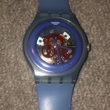 Blue swatch watch for sale  LISBURN