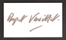 RUPERT VANSITTART  ` YHON ROYCE `- GAME OF THRONES -  HAND SIGNED 6X4 WHITE CARD for sale  Shipping to South Africa