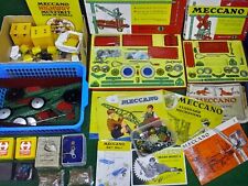 VINTAGE MECCANO SET 1 & 3  LOT PARTS for sale  Shipping to South Africa