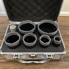 Shdiatool 7 Piece Dry Diamond Drilling Core Bits Kit Porcelain Tile Marble for sale  Shipping to South Africa
