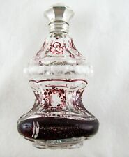 Frasco de perfume antigo de vidro boêmio perfume peixe comprar usado  Enviando para Brazil