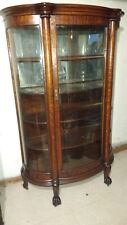oak bow front china cabinet for sale  Cleveland
