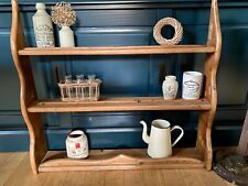 COUNTRY HOUSE SALE Farmhouse Kitchen Vintage Pine Shelf Plate Rack Farmhouse for sale  Shipping to South Africa