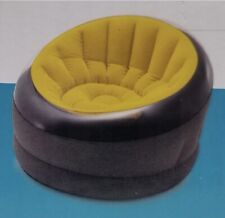 Intex Empire Inflatable Chair Yellow 44" X 43" X 27", used for sale  Shipping to South Africa