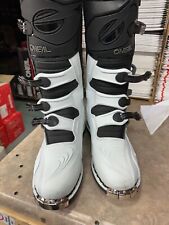 O'Neal Element Motorcycle Boots Off-Road MX Motocross White Size 11 US returned for sale  Shipping to South Africa
