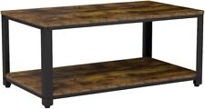Used, Coffee Table Industrial Side Table Living Room Table with Metal Frame for Home   for sale  Shipping to South Africa
