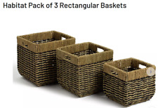 Seagrass wicker baskets for sale  MANCHESTER