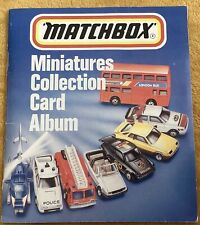 Usado, Álbum de cartas de colección de miniaturas Matchbox Toys 1986, incluye juego completo de tarjetas. segunda mano  Embacar hacia Argentina
