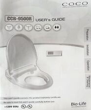 Coco Bidet CCB-9500R Original OEM Instructions Manual for sale  Shipping to South Africa