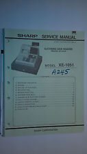 Sharp XE-1051 manual de serviço livro de reparo original caixa registradora gaveta de dinheiro comprar usado  Enviando para Brazil