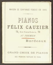 Catalogue. piano félix d'occasion  Sarlat-la-Canéda