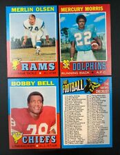 Used, 1971 Topps Football Cards - You Pick - Sets/Lots/Singles #2 thru #130 for sale  Shipping to South Africa