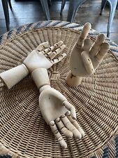 Articulated wooden hand for sale  HASTINGS