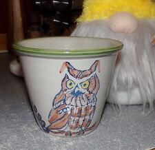flower handpainted pot owl for sale  Elizabethtown