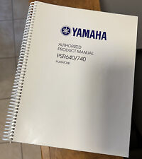 Teclado Yamaha Portatone PSR-640 / PSR-740 manual do proprietário encadernado em espiral, usado comprar usado  Enviando para Brazil