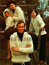 Knitting pattern mens for sale  WIDNES