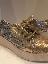 Damas S Santoro Calzado Europeo Oro Elegante Zapatillas de vestir UE TALLA 39 EE. UU. 6,5 segunda mano  Embacar hacia Argentina